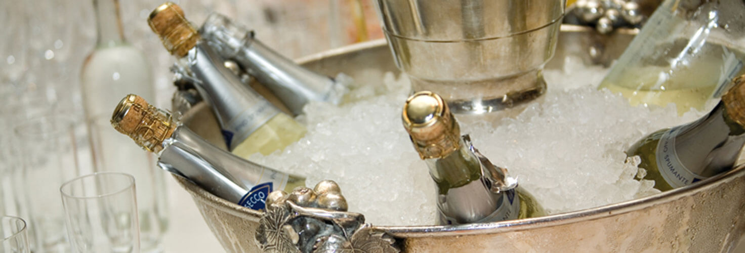 Hochzeitslocation Sektkuehler