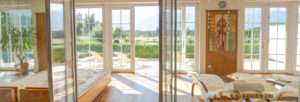 Wellness Ruheraum ausblick