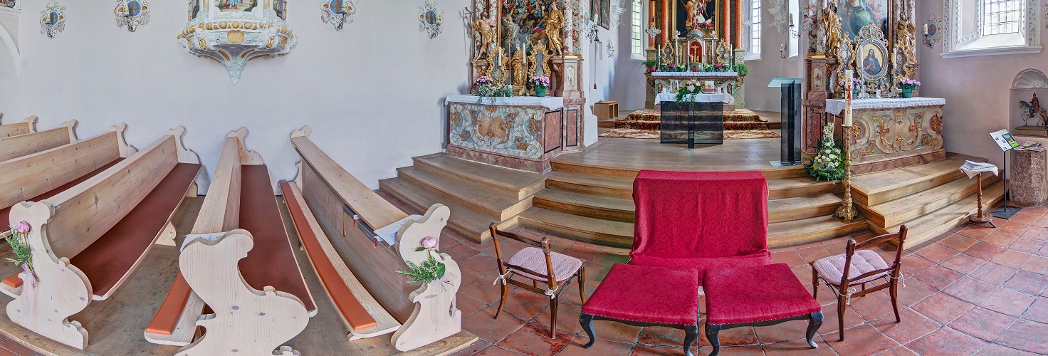 Hochzeitslocation Kapelle innen